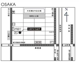 大阪オフィス地図